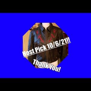 Protech vintage 80s ladies biker jacket